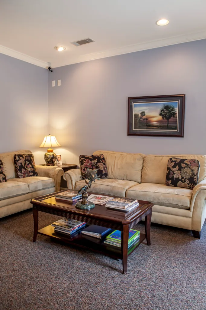 Interior office photo of waiting area
