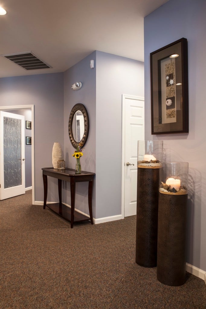 Interior office photo of hallway